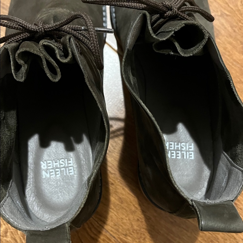 EILEEN FISHER leather booties - Picture 4 of 8